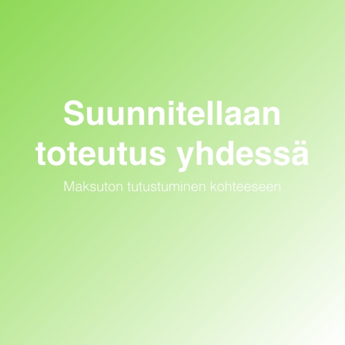 Suunnitellaan toteutus yhdessä